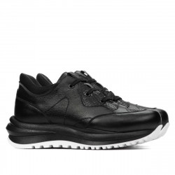 Buty sportowe damskie 6055 czarno kombinowane