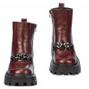 Buty damskie 3371 bordowe