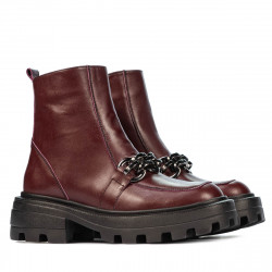 Buty damskie 3371 bordowe
