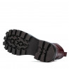 Buty damskie 3371 bordowe