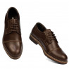 Męskie buty casual / eleganckie 756-1 brązowe 01