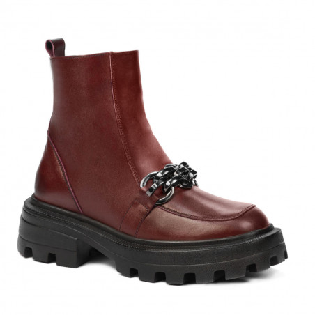 Buty damskie 3371 bordowe