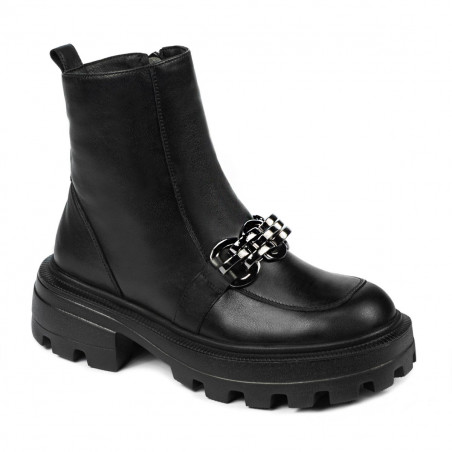 Damskie botki 3371 czarne