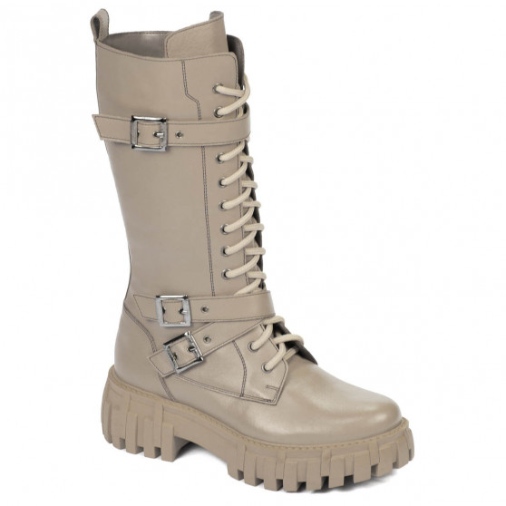 Botki damskie 3374 cappuccino