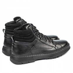 Buty męskie 4134 czarny łączony