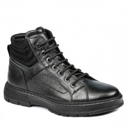 Buty męskie 4134 czarny łączony