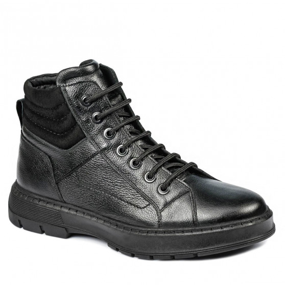 Buty męskie 4134 czarny łączony