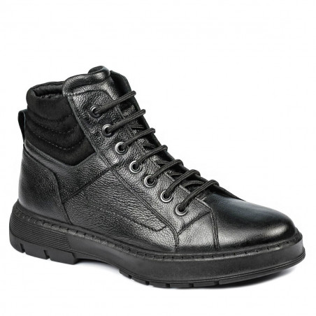 Buty męskie 4134 czarny łączony