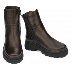 Buty damskie 3381 miedziane