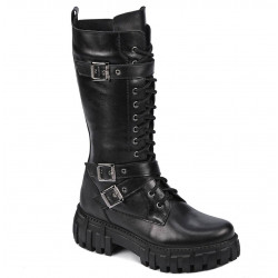 Damskie botki 3374 czarne