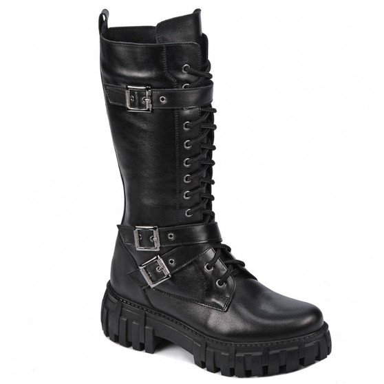 Damskie botki 3374 czarne