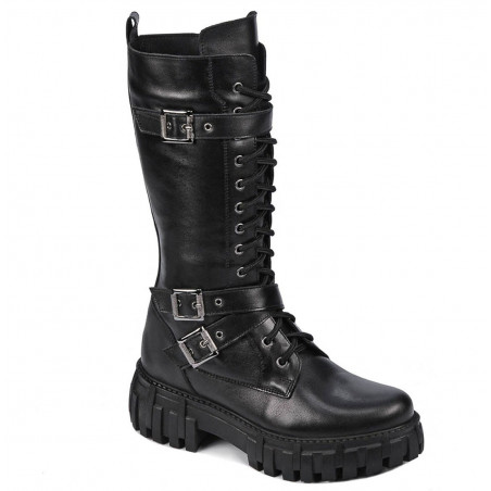 Damskie botki 3374 czarne