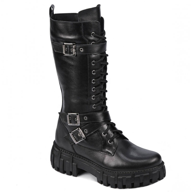 Damskie botki 3374 czarne