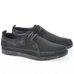 Buty casual męskie 744 czarne bufo