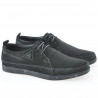 Buty casual męskie 744 czarne bufo
