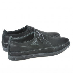 Buty casual męskie 744 czarne bufo