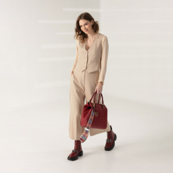 Torebka damska ręczna 002g bordo