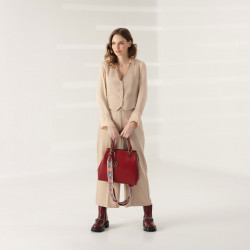 Buty damskie 3371 bordowe lifestyle