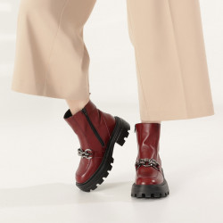 Buty damskie 3371 bordowe lifestyle
