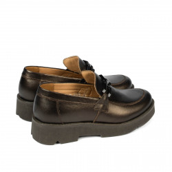Damskie buty casual 6056 miedziane