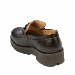 Damskie buty casual 6056 miedziane