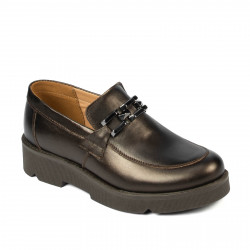 Damskie buty casual 6056 miedziane