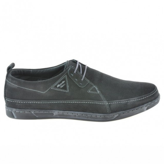 Buty casual męskie 744 czarne bufo