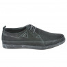 Buty casual męskie 744 czarne bufo