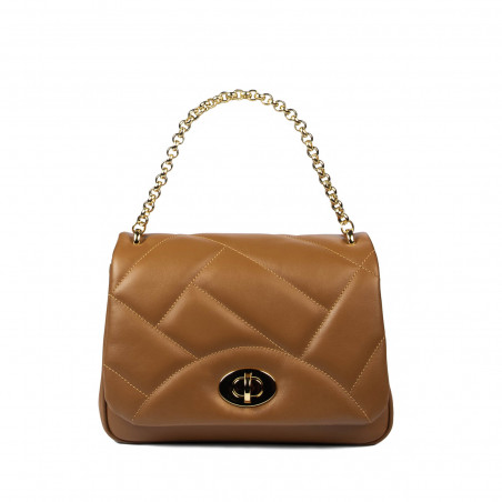 Damska torba na ramię 005g camel