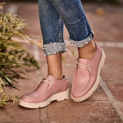 Buty casual damskie 6052 różowe lifestyle
