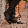 Eleganckie buty męskie 941 czarne florantic lifestyle