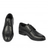 Eleganckie buty męskie 822-1 czarne