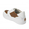 Damskie buty sportowe 6059 biały+camel
