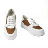 Damskie buty sportowe 6059 biały+camel