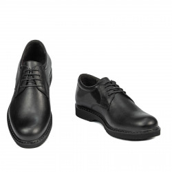 Czarne półformalne buty męskie 881
