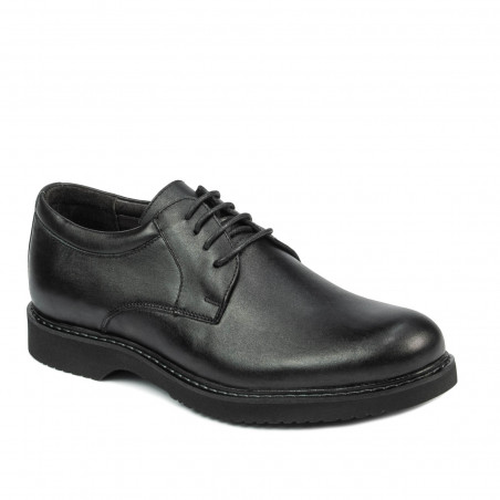Czarne półformalne buty męskie 881
