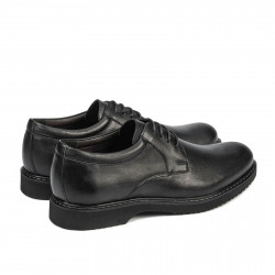 Czarne półformalne buty męskie 881