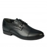 Eleganckie buty męskie 822-1 a szare