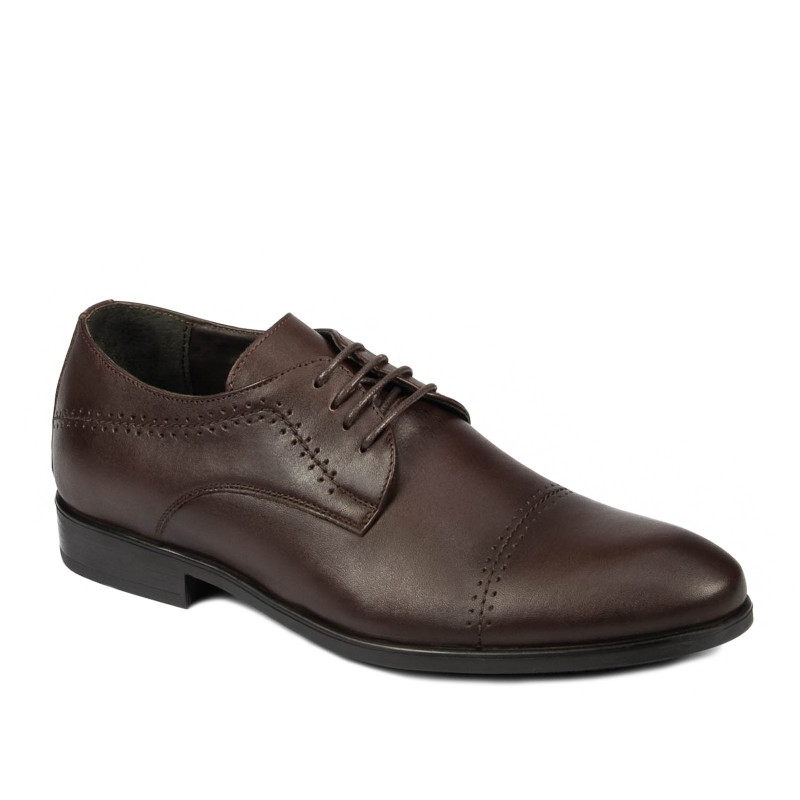 Eleganckie buty męskie 822-1 a kawa