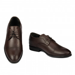 Eleganckie buty męskie 822-1 a kawa