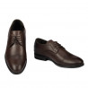 Eleganckie buty męskie 822-1 a kawa