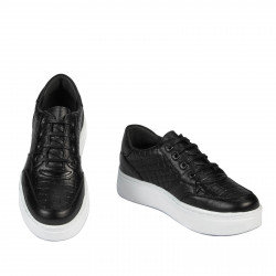 Damskie buty sportowe 6059 czarno-kombinowane