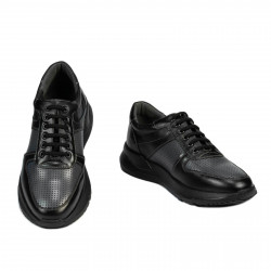 Buty casual/sportowe męskie 950 czarno kombinowane