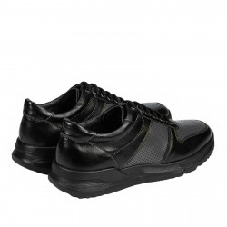 Buty casual/sportowe męskie 950 czarno kombinowane