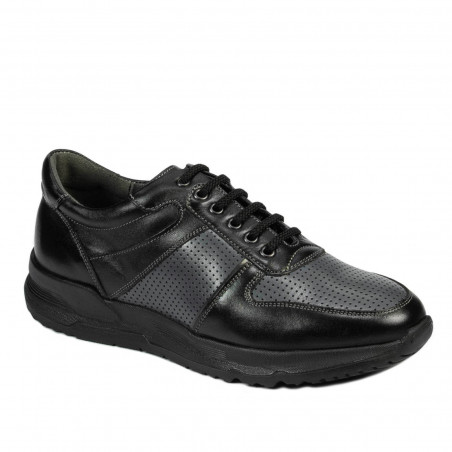 Buty casual/sportowe męskie 950 czarno kombinowane