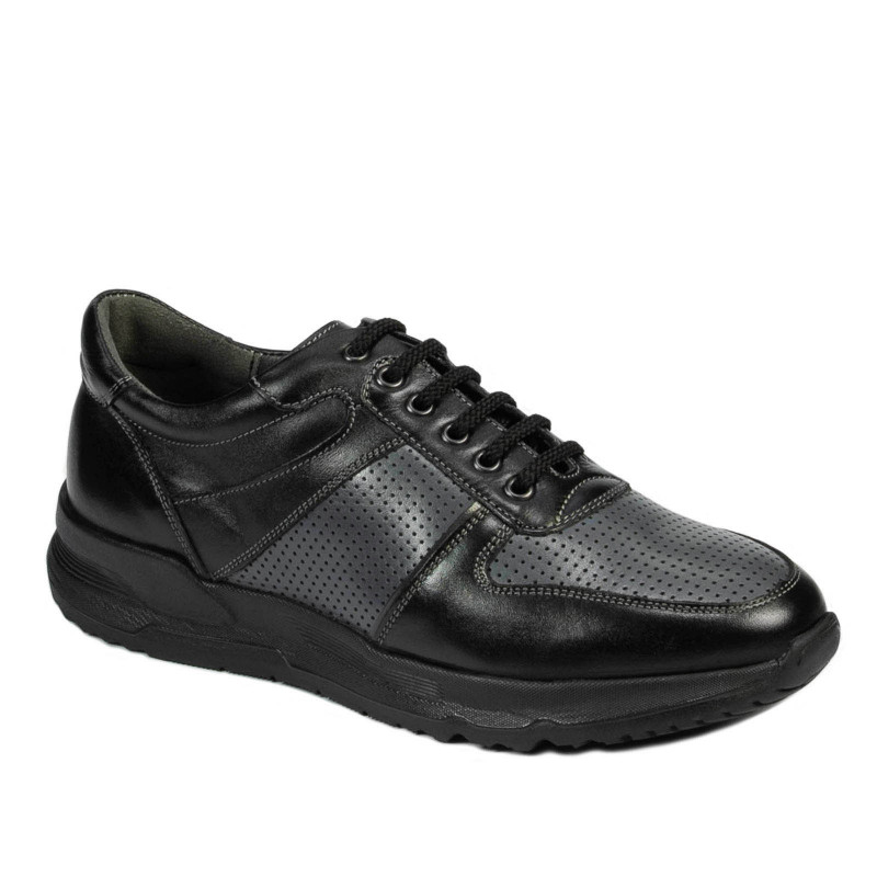 Buty casual/sportowe męskie 950 czarno kombinowane