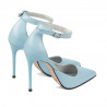 Eleganckie buty damskie 1296 niebieskie