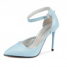 Eleganckie buty damskie 1296 niebieskie