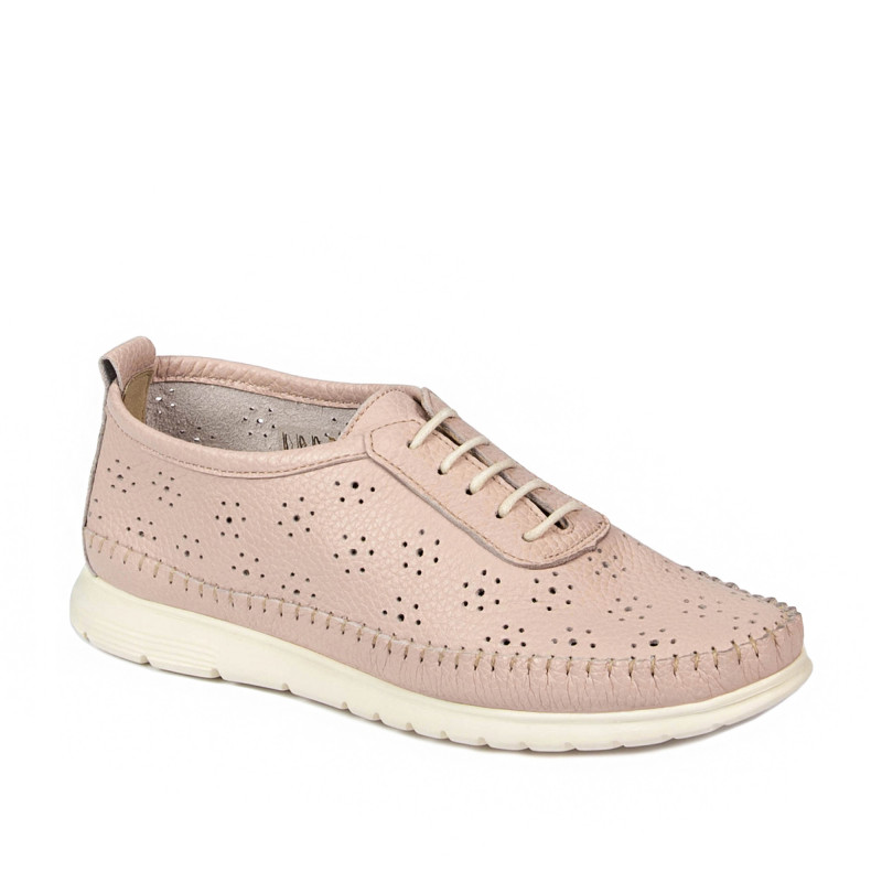 Mokasyny damskie 6061 pudrowe