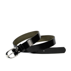 Damski pasek 35m czarny florantic